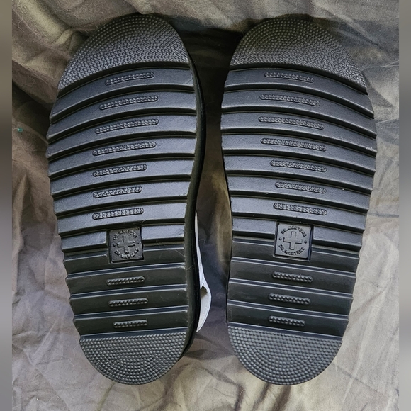 White Dr. Marten Leather Platform Giavanna Gladiator Sandals - Picture 6 of 6